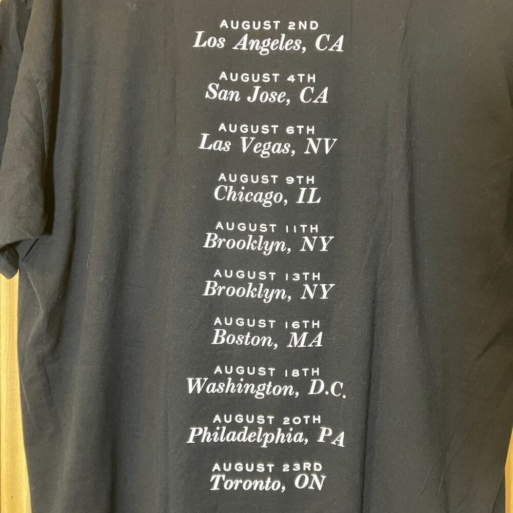 Alstyle Womens Vintage Y2K Barbra Streisand 2016 Tour Shirt Size XL Black AN EXC - Picture 7 of 9